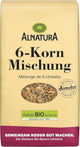 Alnatura Bio 6-Korn-Mischung, 1kg (Packung mit 6)