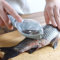 Détartreur de poisson rapide - Outil de détartrage de poisson - Brosse de nettoyage - Grattoir à peau de poisson - Brosse en plastique - Grattoir facile à nettoyer - Bleu