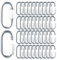 Fivetwofive 60 Pezzi Moschettone M6 Maglia Rapida Maglia da 6 Mm, Connettore Catena in Zincato Maglia Rapida per Carichi Pesanti