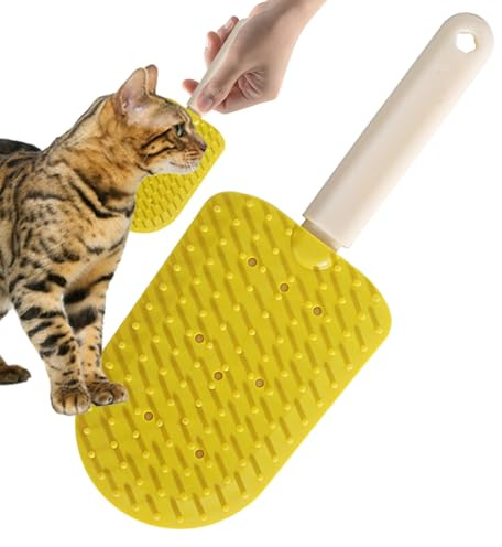 Katzenpflege Kamm, Hundekamm, Sanftes Entfilzungswerkzeug Mit Ergonomischem Rutschfestem Griff Und Eiscreme-Design Bürste Für Welpen Haushalte Salons