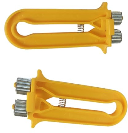 BESTonZON 2 Stück Drahtspanner für Bienennestrahmen Imkerzubehör aus Leichtem Abs und Eisen Drahtspannung und Richten für Professionelle Bienenzucht Imkern