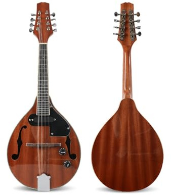 mandolina instrumento musical Mandolina eléctrica profesional de 8 cuerdas adecuada para la práctica de adultos