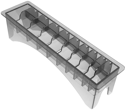 PATKAW Caja Organizadora de Accesorios Cabello Soporte para Peine de Cortadora, Diseño de 10 Compartimentos, Resistente y Adecuado para Barbería Profesional o Uso en Casa