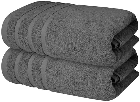 Infinitee Xclusives Badetücher, 2er-Set |70 x 140 cm| | 100 % Baumwolle, ultraweich & stark saugfähig – für Zuhause, Spa, Fitnessstudio und Hotel