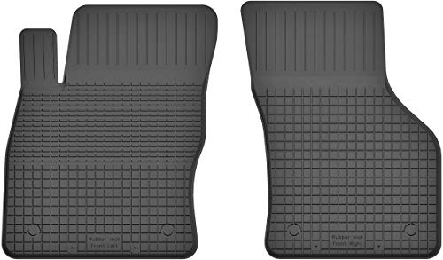Gummimatten Vorne Gummi Fußmatten Satz für VW Volkswagen Tiguan Allspace (ab 2017) - 2-teilig - Hoher Rand 15 mm