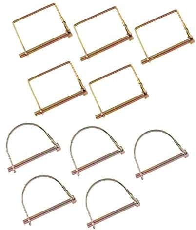 Anneome 10stücke Sicherheitskupplungsstifte Robuste Heavy Duty Sicherungsbolzen Für Anhänger Traktoren Und Gartenmaschinen Passend Für Viele Anwendungen