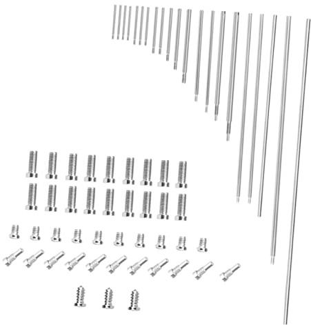 VICASKY Reparaturset mit Gewindeschrauben und Gewindestangen aus Stahl für Oboen Präzise Kleininstrumentenreparatur Geeignet für Anfänger und Professionelle Musiker