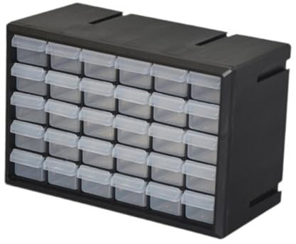 FytStycale Organizer per cassetti, Cassetta degli Attrezzi, Contenitore per Il Bagno, organizzazione del Garage per bulloni, Viti, Parti, Album di Ritagli, 30 Cassetti