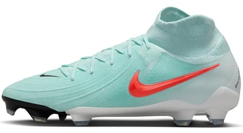 Nike Phantom Luna 2 Pro FG High Top fotbollssko, mint/atomic red-Off Noir, 45 EU, Mint Atomic Red Off Noir, 45 EU