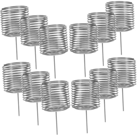 JOINPAYA 12pièces Panier à Engrais Acier Inoxydable pour Bonsaïs et Plantes Godets de Nutriments à Libération Lente pour Jardin