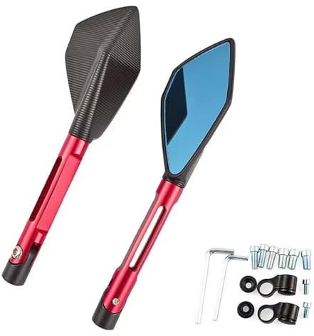 Lenkerendenspiegel Motorrad Für K&AWASAKI Für Z900 Für Z900RS Für Z800 Für Z1000 Motorrad Rückspiegel Lenkerendenspiegel Rückspiegel Rückspiegel(A)