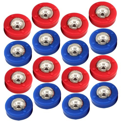 Abaodam 16stücke Tischspiel Bälle Shuffleboard Rollperlen Spiel Zubehör Aus Stahl Und Kunststoff Sicher Leicht Und Langlebig Für Standard-Tisch-Shuffleboard-Spiele Geeignet