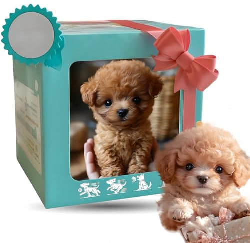 Robot Dog 2025, My Realistic Puppy Toy with Lifelike Walking & Barking - Interactive Plush Pet for Kids and Adults, for Emotional Support​ Brown