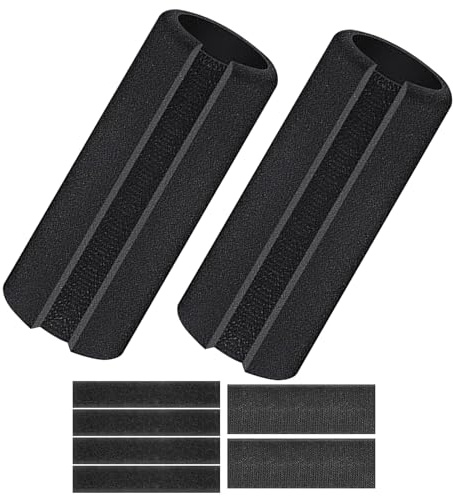 Grip de espuma - Puños de manillar de espuma | Grips de bicicleta en | Grippers de cojín ergonómicos 2 piezas de repuesto sobre accesorios cómodos para deporte moto viaje