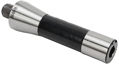 Walfront Drill Chuck Arbor R8 Threaded Lathe Accessory, Great Stability, Standard Design, Wide in Fitting, Made of Manganese Steel, Easy to Install, for Tapping Machines, Drilling Machines