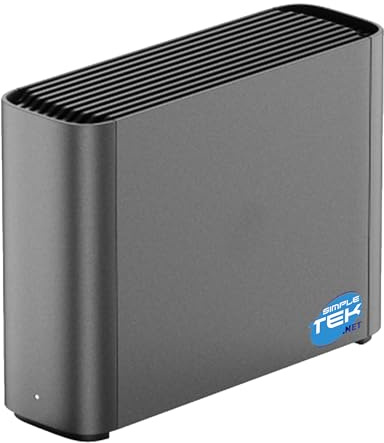 SIMPLETEK - Sistema di Archiviazione di Rete (NAS) Personale Beestation 4 TB per Backup Veloce, Cloud Privato e Media Server PLEX