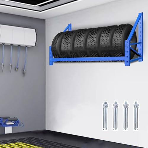 Portapacchi da parete – Organizer in metallo per garage con design salvaspazio e hardware completo