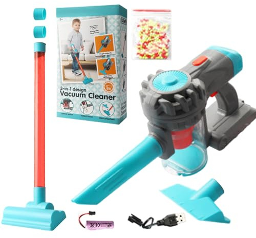Quniwokid Aspirateur Jouet pour Educatif Interactif et Ludique d'Imitation | Set de de Nettoyage Réaliste pour Pour de Rôle et Ménage dans la Chambre ou la Maison