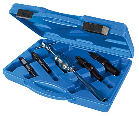 Silverline Tools 297941 Extractor de Rodamientos Internos, Plata, 12-32 mm, Set de 5 Piezas
