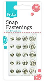 Snap Fastenings - 20 Pack