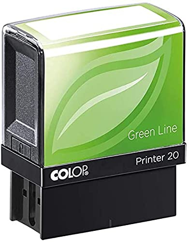 Tampon auto encreur « PAYE » – ENCRE ROUGE – COLOP Printer 20 Ligne Verte - Professionnel – Commerçant – Entreprise – 14x38 mm