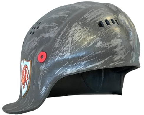 Liontouch - Bernstein Drachen Ritterhelm | Für Kinder von 3-8 Jahren – Einheitsgröße | Mittelalterliches Schaumstoffspielzeug | Robustes & sicheres Rüstungs-Accessoire für Verkleidung & Ritterkostüme