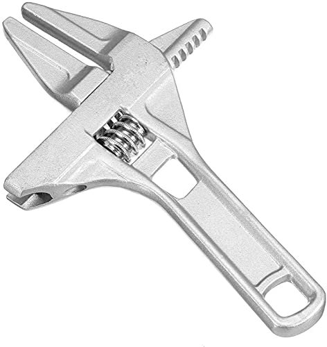 Samnuerly Cortadores de alambre de llave ajustable 200Mm Mini llave inglesa pequeña Vástago corto Aperturas grandes Juego de herramientas ultra delgado Juego de herramientas