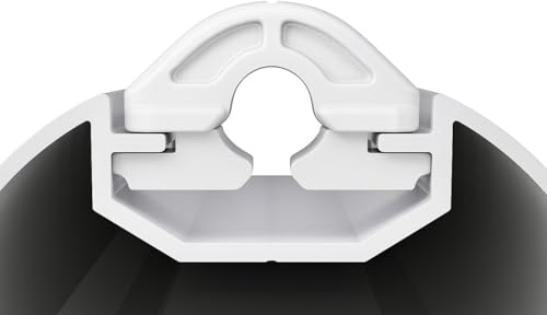 4G Fußballtornetz-Haken-Clips, 30 Stück, passend für 25 mm Kanalspalt, synthetische Twist-Fit-Fußtornetz-Haken-Befestigungen