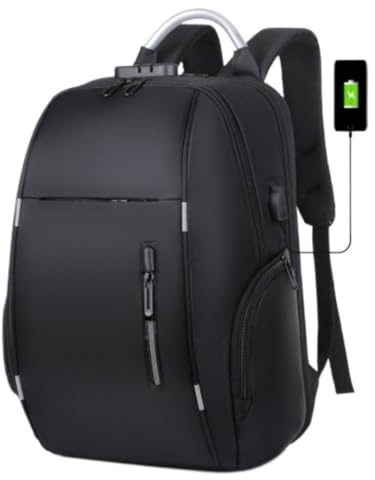 Lätt Laptopväska, Laptopryggsäck För Män Kvinnor Stor Isolerad Kylryggsäck Med USB-laddningsport Reseryggsäck Högskoleväska för Pojke(C)