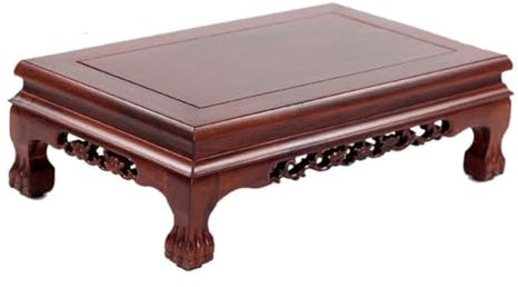 KLJUddGY Bodentisch Rechteckiger Couchtisch, Massivholz, niedriger Tisch, Vintage-Holzoptik, Teetisch, Erkerfenstertisch für Zuhause, Wohnzimmer, Büro einzigartig