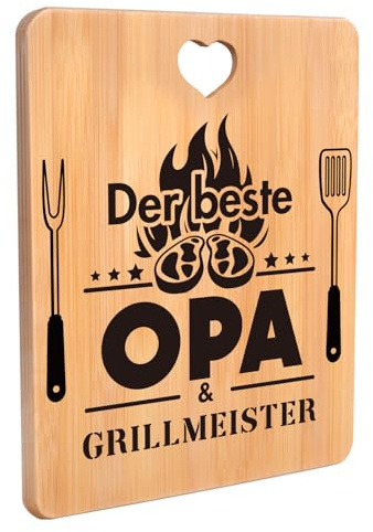 Vatertagsgeschenk Opa, Opa Geschenk Geburtstag, Bambus Schneidebrett, Opa Geschenk, Pratische Geschenke für Opa, beste Opa Geschenke von Enkelin Enkelin, Geburtstagsgeschenk Opa