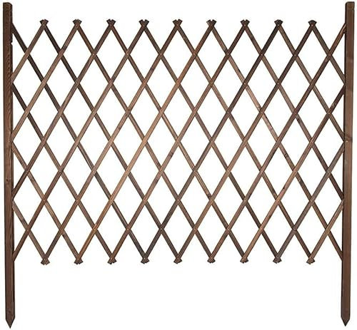 Recinzione Decorativa da Giardino/Recinzione in Legno/Decorazione A Griglia/Ringhiera Telescopica/Recinzione da Giardino Esterna/Struttura per Arrampicata con Griglia per Piante (Dimensioni: 90X160