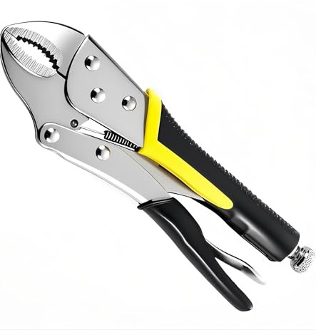 BJDSI Gripzange 250mm,Rostfrei,Federbelastet,Einhandbedienung.
