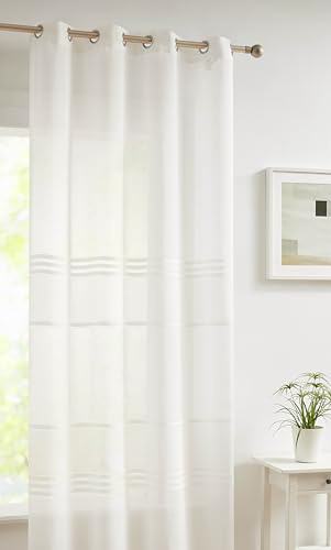 GRUCOTEX Visillo RÚSTICO VAINICAS - Classic Line VCL-007 Natural de 140x265 cm
