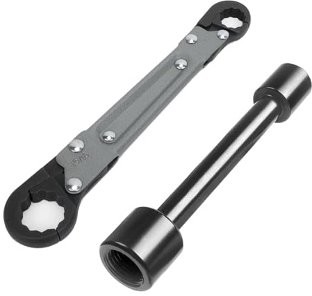 Osmond Plumbing Tools,Angle Stop Wrench,Double-Ended Pipe Wrench Double-Ended Tire Socket Wrench Ratchet Pipe Wrench