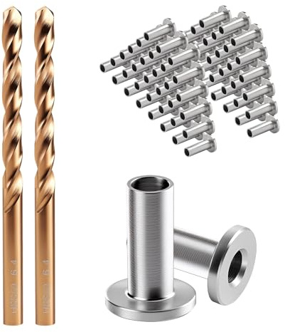 200PCS Stainless Steel Protector Sleeves, T316 Marine Grade for Deck Cable Railing, Fit 1/8 5/32 3/16 Wire Rope Wood Composite Postss