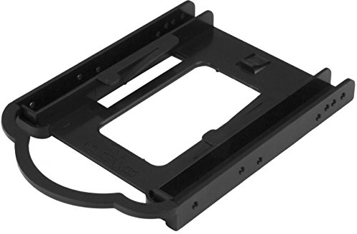 StarTech.com Support de Montage pour HDD/SDD 2.5 pour Baie de Lecteur 3.5 - Installation sans Outil - Support d'Adaptation pour Disque Dur 2.5 SSD (BRACKET125PT)