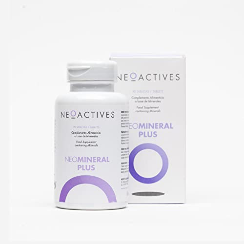 Tabletas con Minerales - NeoMineral Plus - Refuerza el Sistema Inmunológico y Ayuda a Cuidar Huesos y Dientes- Rica Fuente de Magnesio, Selenio y Cromo - 90 Tabletas - Neoactives