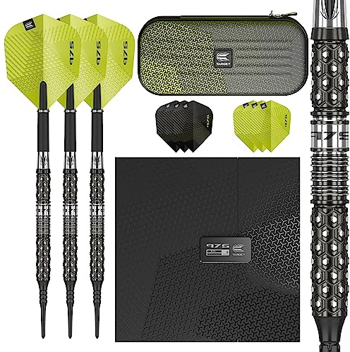 Target Darts 975 11 18 g 97,5% tungsteno Suave Punta Dardos Set 18G 97.5%, Unisex, Negro y Verde