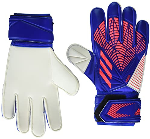 adidas Unisex-Adult Match Predator Glove Hi-Res Blue/Turbo/White 10