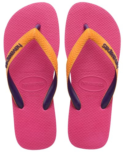 Havaianas Top Mix, Infradito Unisex-Adulto, Rosa Elektrisch, 33/34 EU