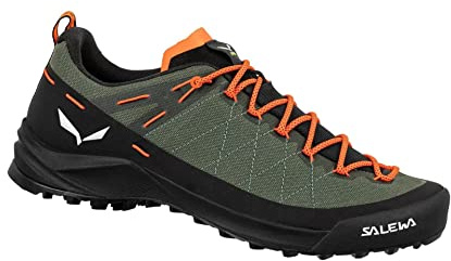 Salewa Damen Wildfire Canvas M Sneaker, Raw Grün/Schwarz, 44.5 EU