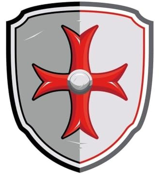 Papo -Figurine Peinte A La Main -Panoplies Mousse-Bouclier Croix de Malte -20011-Pour Enfants - Filles et Garçons - A Partir de 3 Ans