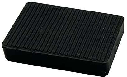 KAIISSA Window Glazing Glass Packers Spacers, Flat Floor Glass Shim Glass Gasket Spacers and Leveling Flooring Packers, Thickness 6mm, Black (Pack of 50) (30x20mm)