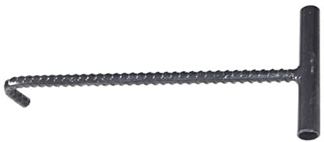 Kanaldeckelheber Schachtdeckelhaken Gullihaken Tresordeckelhaken T-Style-Griff Schachtdeckel-Abzieher, Haken Zum Abziehen Von Abflussrosten, Stahl Schwerlast Greifzangen Für Dachrinne / Kanaldeckel (
