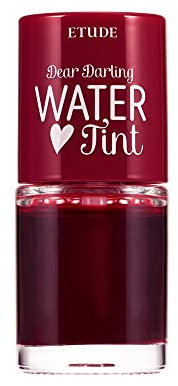 ETUDE Dear Darling Water Tint 4 Red Grapefruit Ade Vivid Color Lip Stain With Moisturizing Weightless 0.3 Fl Oz (Pack Of 1) Red Grapefruit Ade
