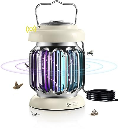 2-Pack Espectro Híbrido, De Atardecer a Amanecer, Lampara Antimosquitos Electrico Exterior e Interior, Mata Mosquitos Electrico Matamoscas Mata Moscas Anti Insectos, con un Sensor de Luz