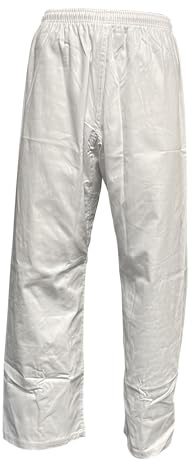 QuikStryke 8 oz. White Karate Pants for Kids, Adults (US, Numeric, 2)