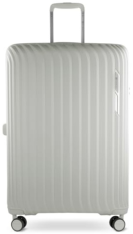 bugatti Hera Hartschalen-Koffer L mit 4-Rollen, Leichter Reise-Koffer aus PP Light in Creme