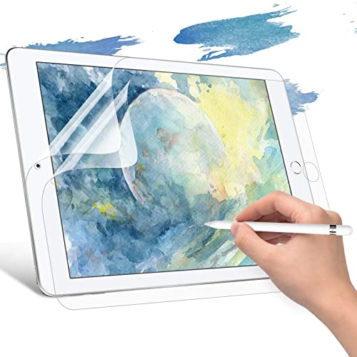 Tasnme [2-Pack Paper Screen Protector for iPad 10.2 (9th /8th /7th Generation, 2021/2020/2019), Matte PET Film for Drawing and Writing like on Paper, Screen Protector for iPad 9/8/7